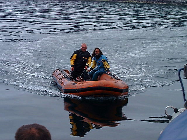The MADU inflatable in use